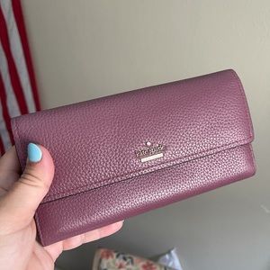 Large Kate spade leather wallet